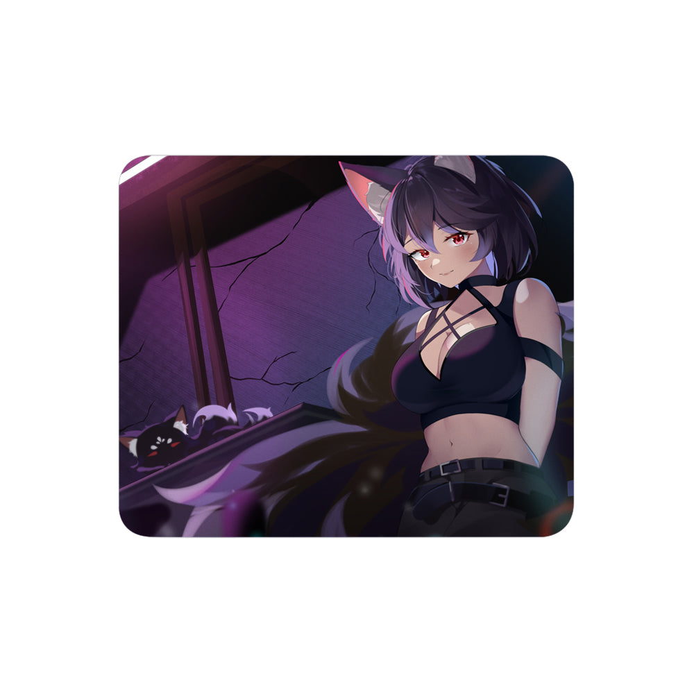 Kameko Kuromori "Quiet Alleyway" Mousepad