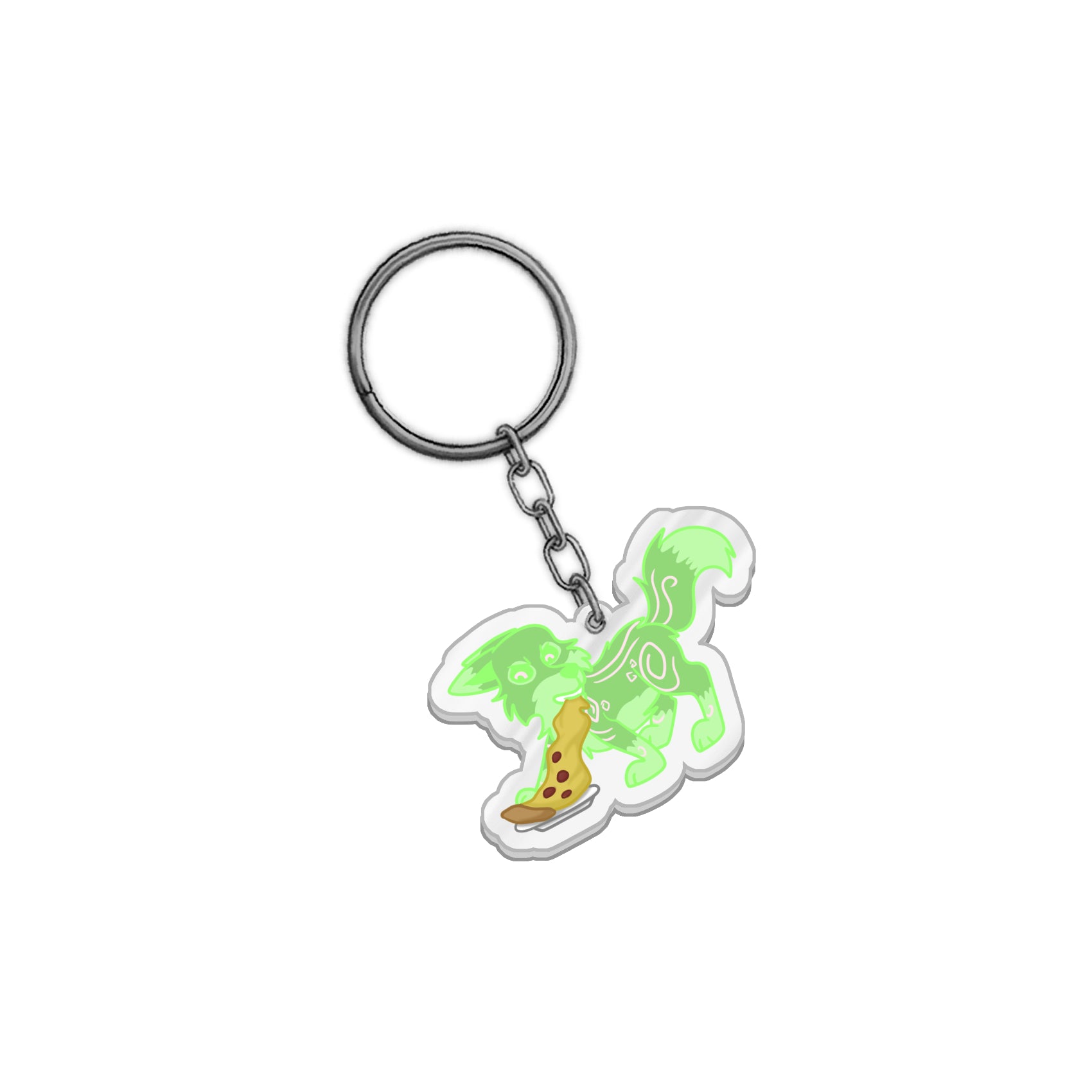 Katsune "Pizza Time" Keychain