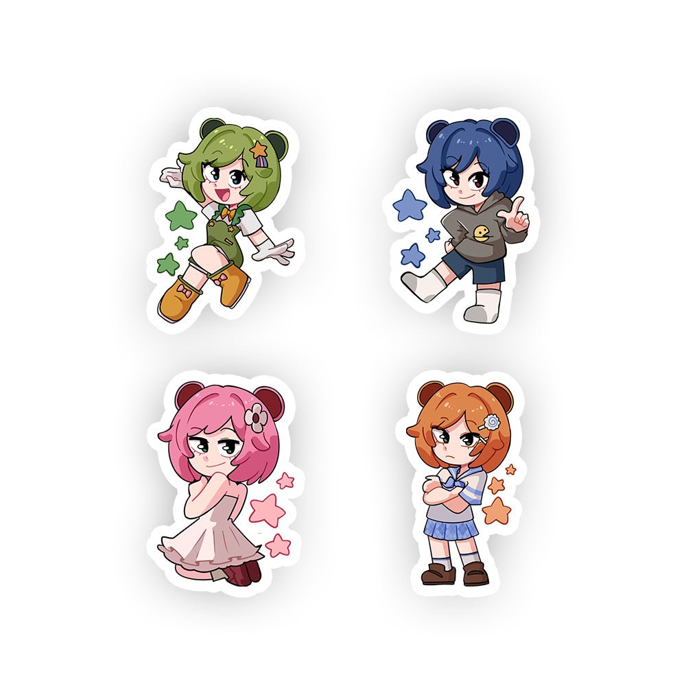 Keri Ikehana "Stars" Sticker Pack