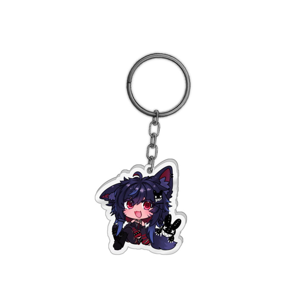 Kibawoo Metal  Chibi Keychain