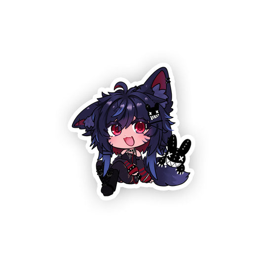 Kibawoo Metal  Chibi Sticker