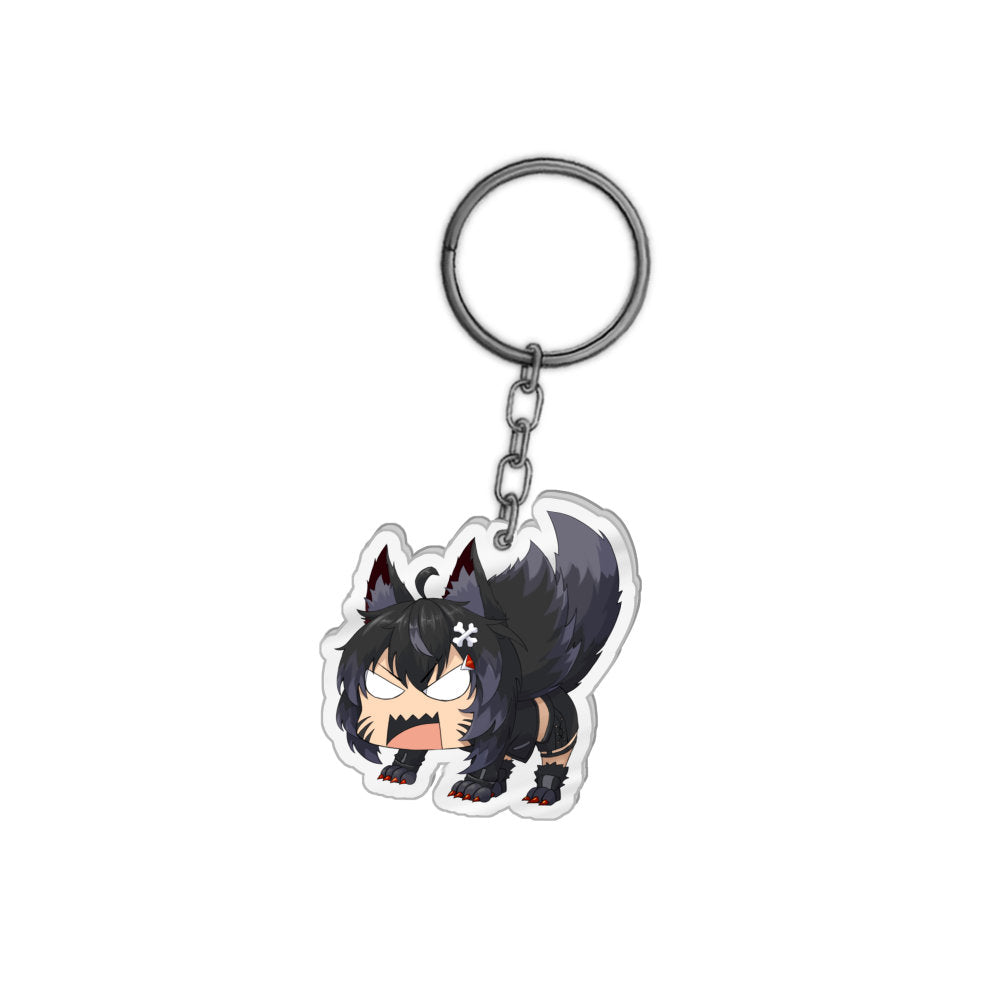 Kibawoo Chibi Kiba Fighter Keychain