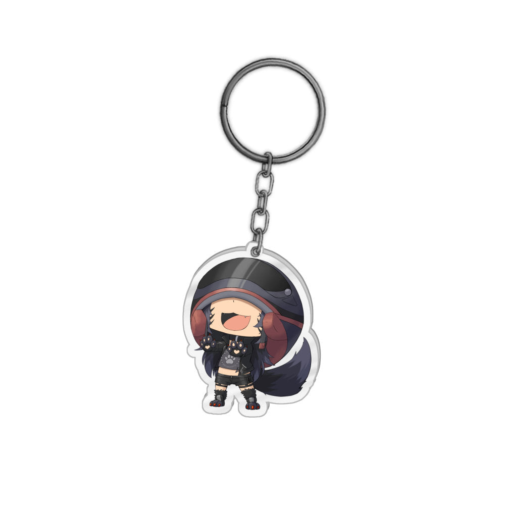 Kibawoo Chibi Kiba Paws Up Keychain