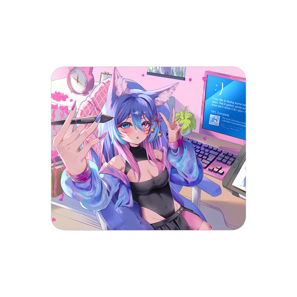 Kii_tsune "Fox Gaming Den" Mousepad