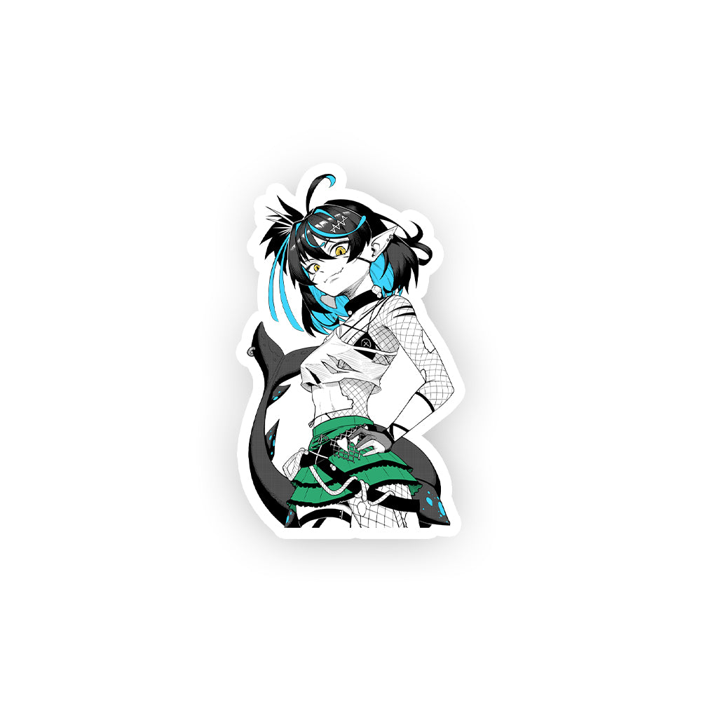 Kinstera 'Abyssal Splash' Sticker