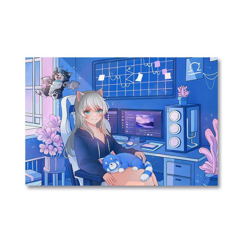 Kisari "Comfy Bedroom" Poster