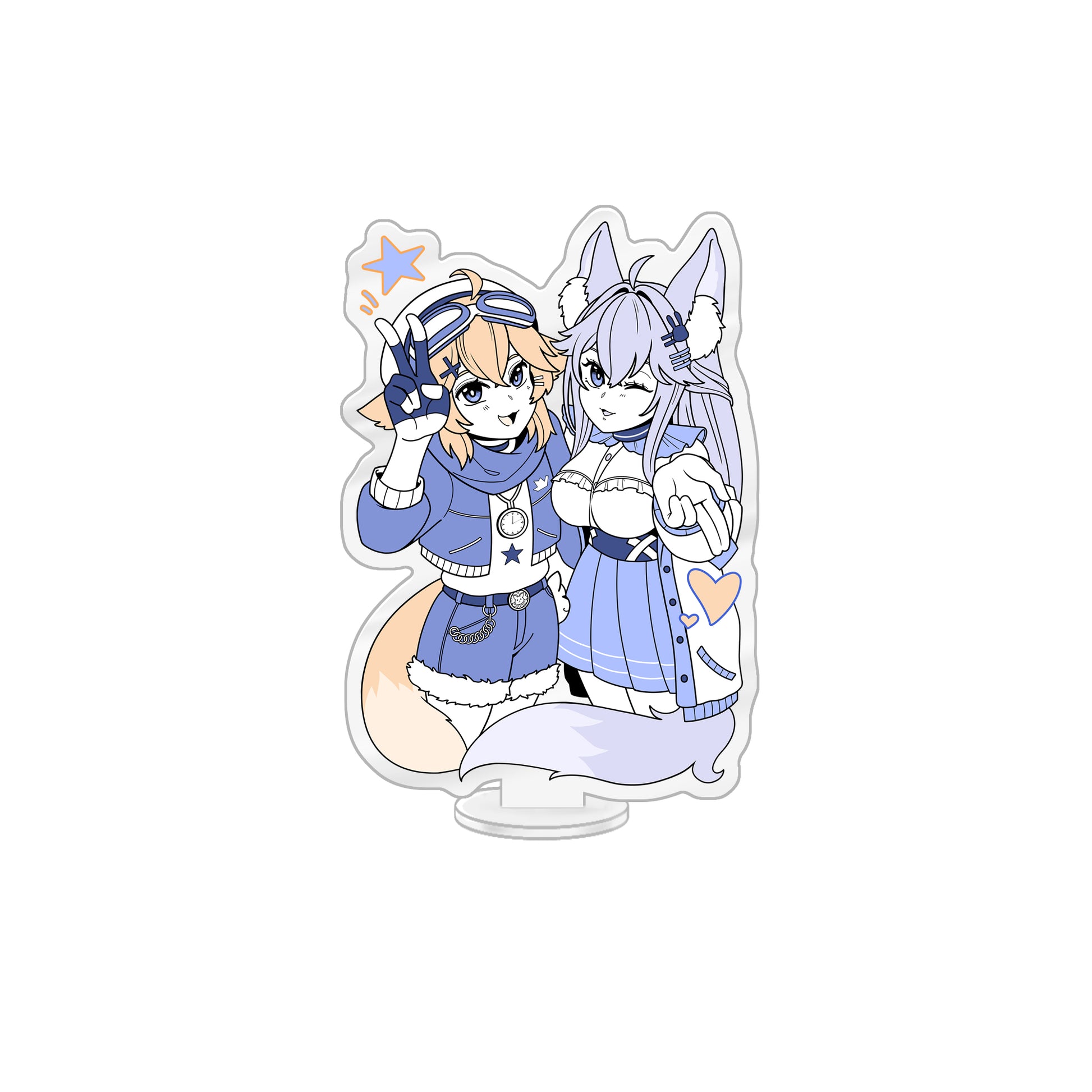 KitsuneThunder "Haru & Hina" Standee