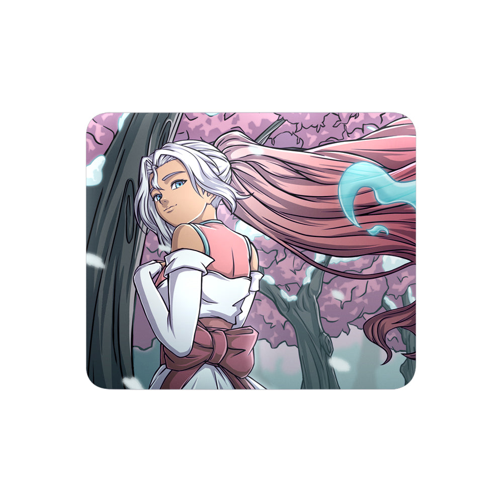 Kittea Harunohana "Sakura Yuki-Onna" Mousepad