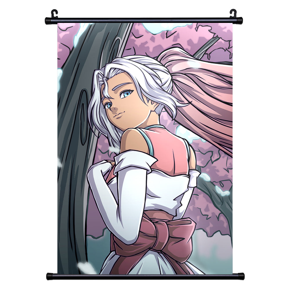 Kittea Harunohana "Sakura Yuki-Onna" Wall Scroll