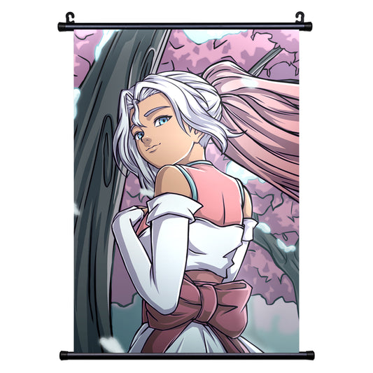 Kittea Harunohana "Sakura Yuki-Onna" Wall Scroll