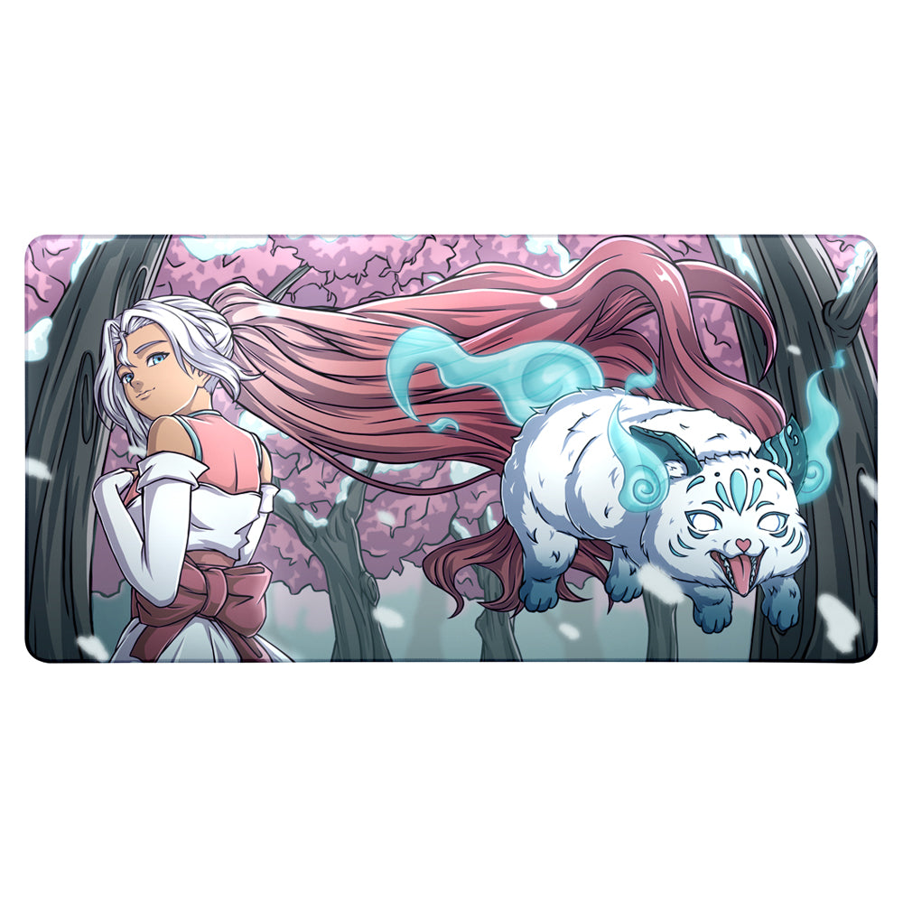 Kittea Harunohana "Sakura Yuki-Onna" XXL Mousepad