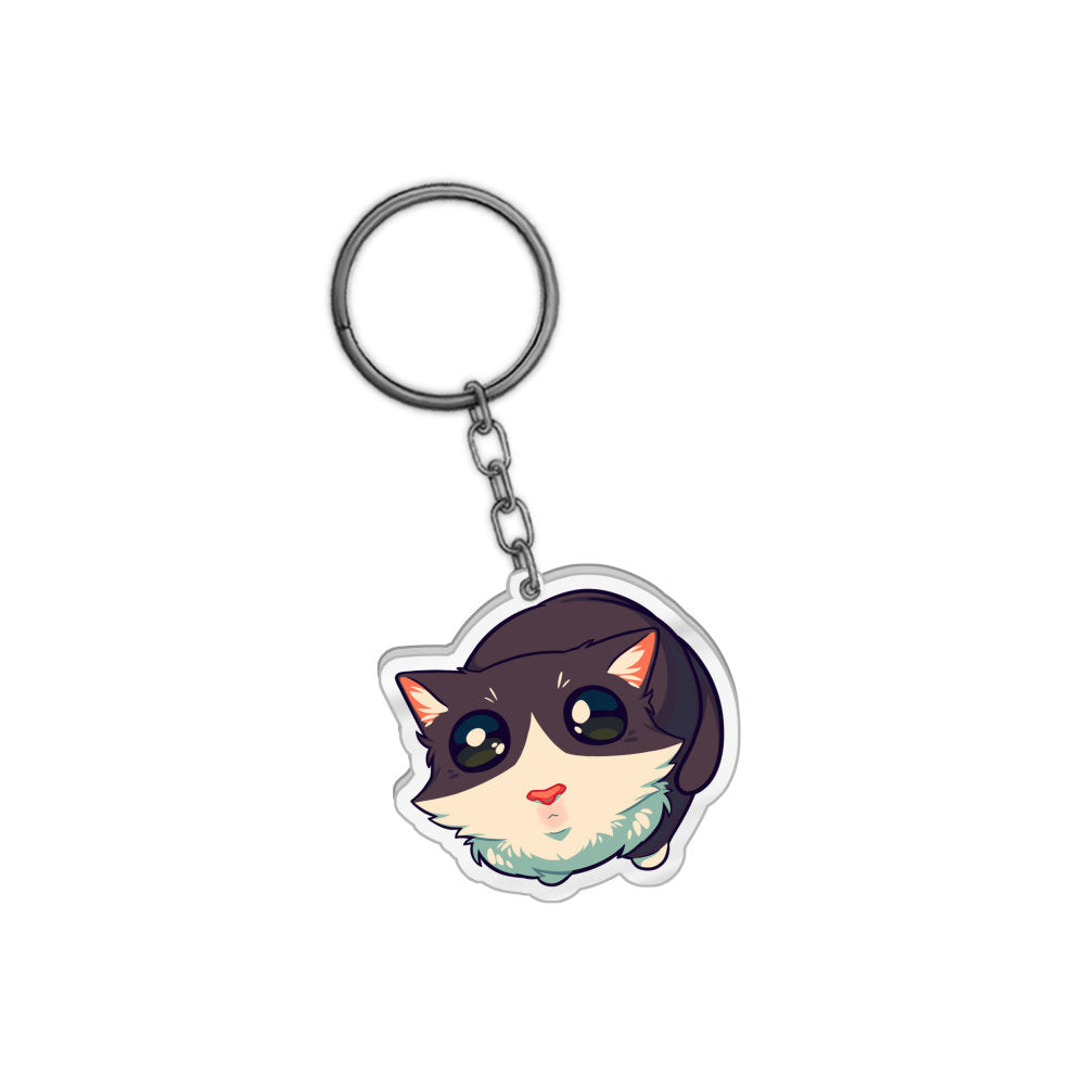 KiwiCat Sadge Keychain