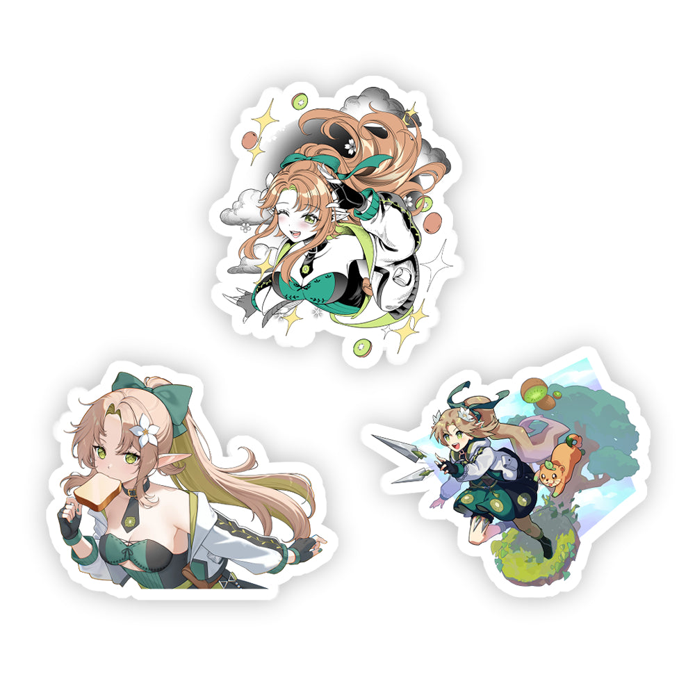 Kiwwie "Kiwi" Sticker Pack