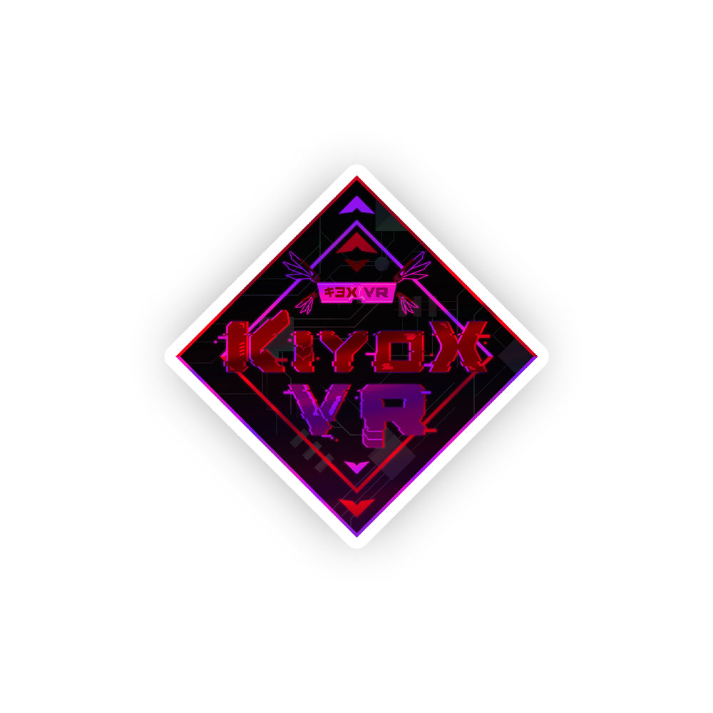 KiyoXVR Logo Holographic Sticker Add On