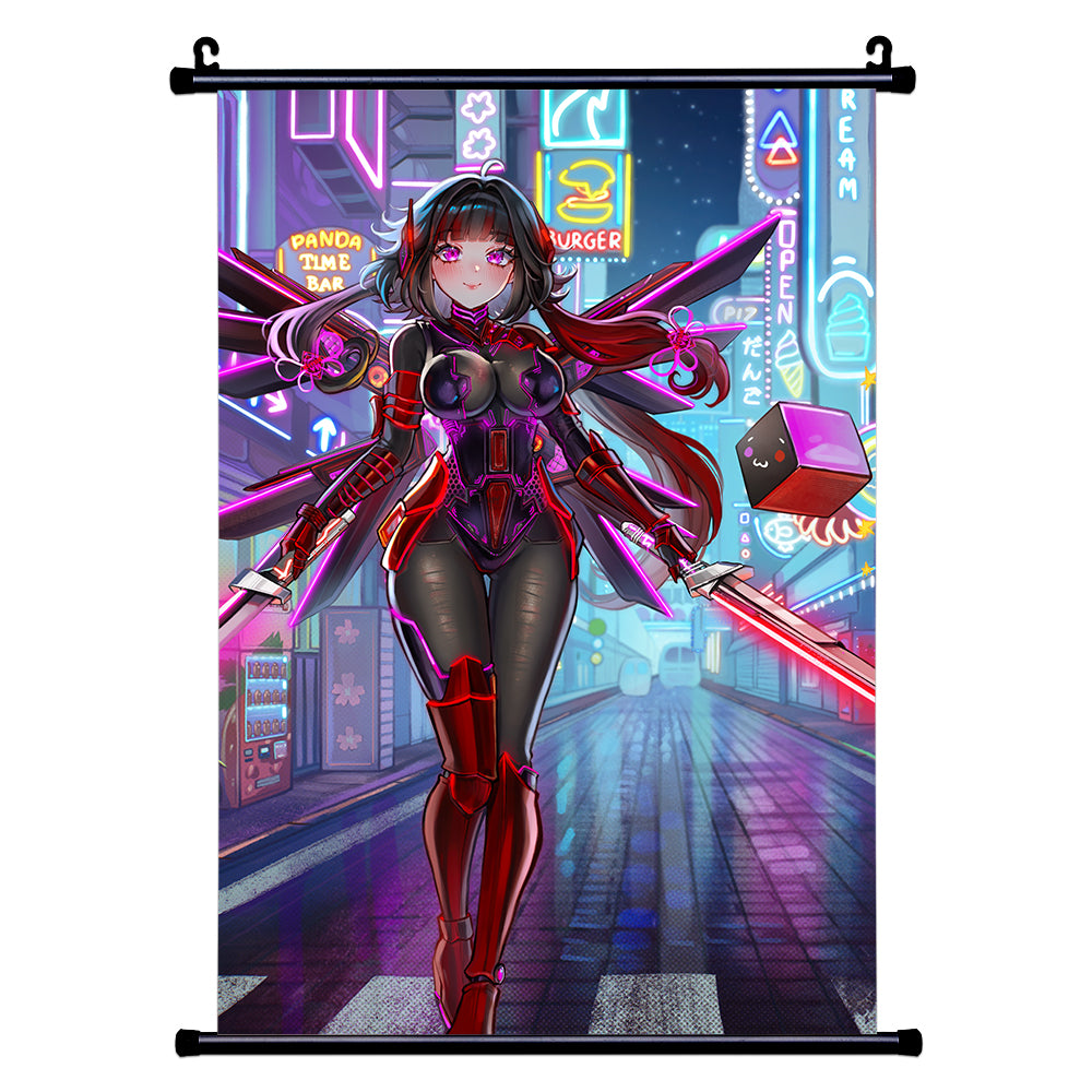 KiyoXVR Night Life Wallscroll