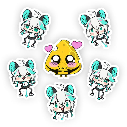 Kourra Rat Gremlin Sticker Pack