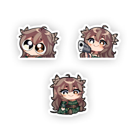 Kumi Emotes V2 Sticker Pack