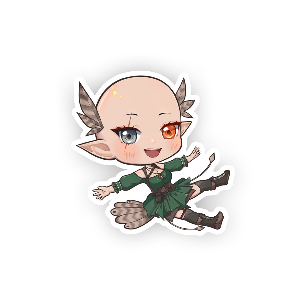 Kumi Bald Sticker