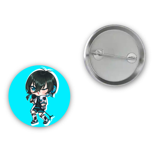 Kyohei Tekma Steal the Show Button Pin