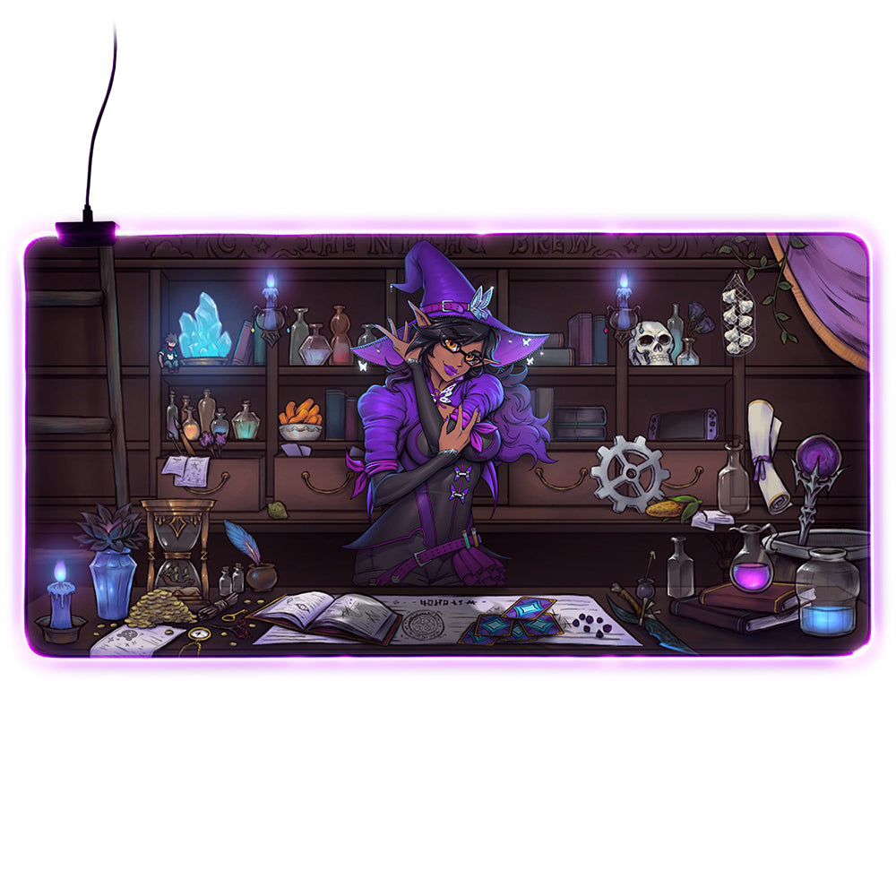 TiffanyWitcher Potion Shop LED XXL Mousepad