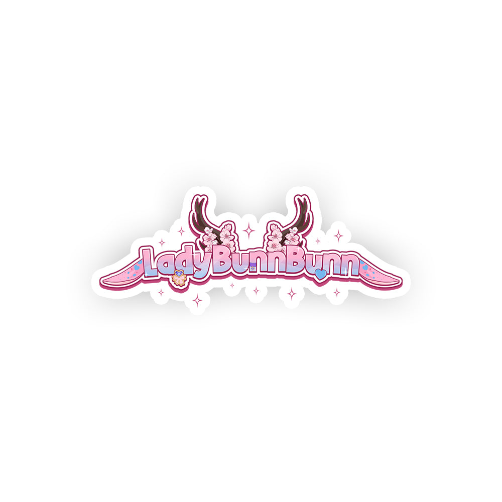 LadyBunnBunn Logo Sticker