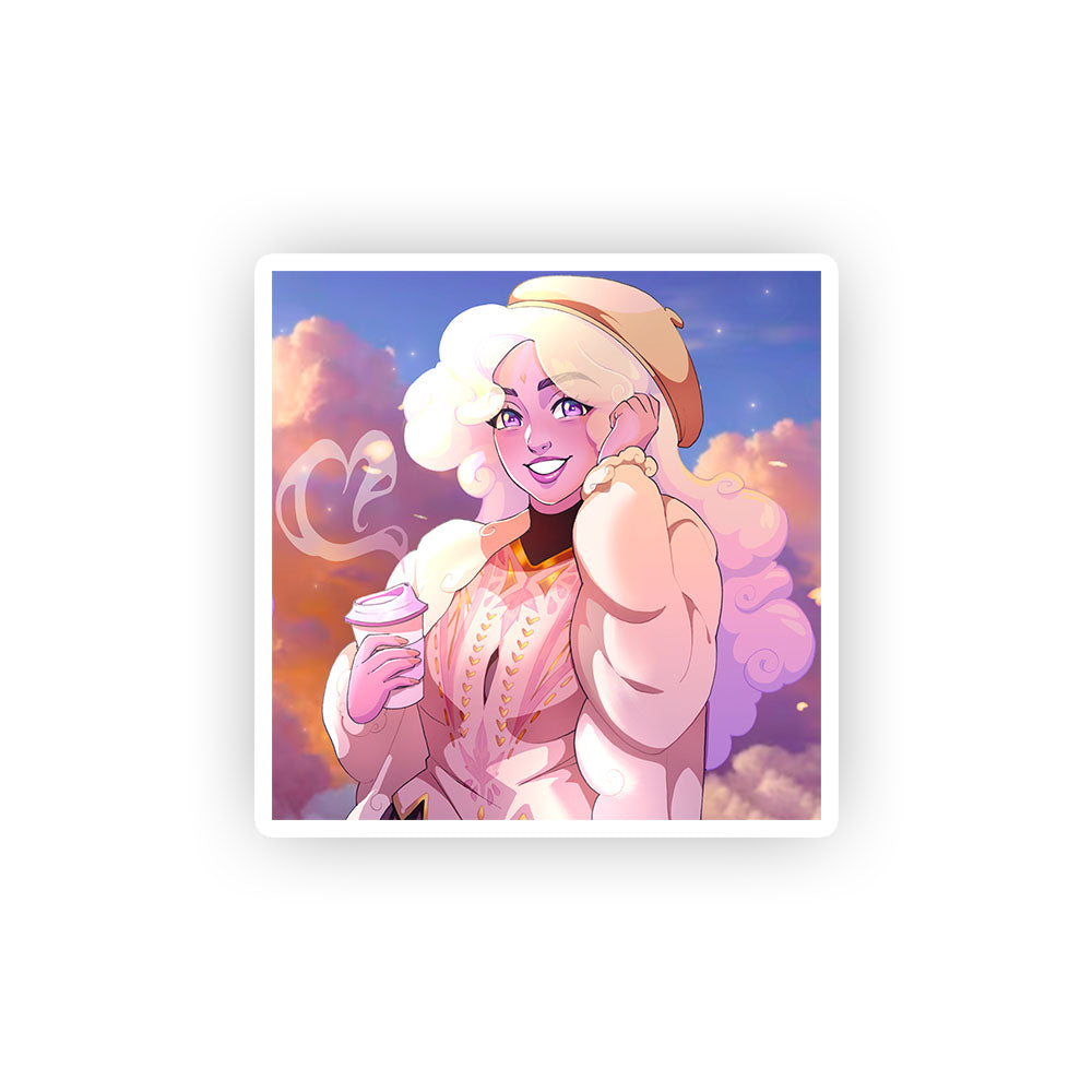 LadyNefeli Coffee Sticker