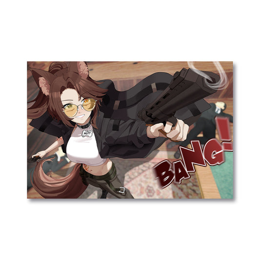 Lady Qathrin "Smoking Gun" Poster