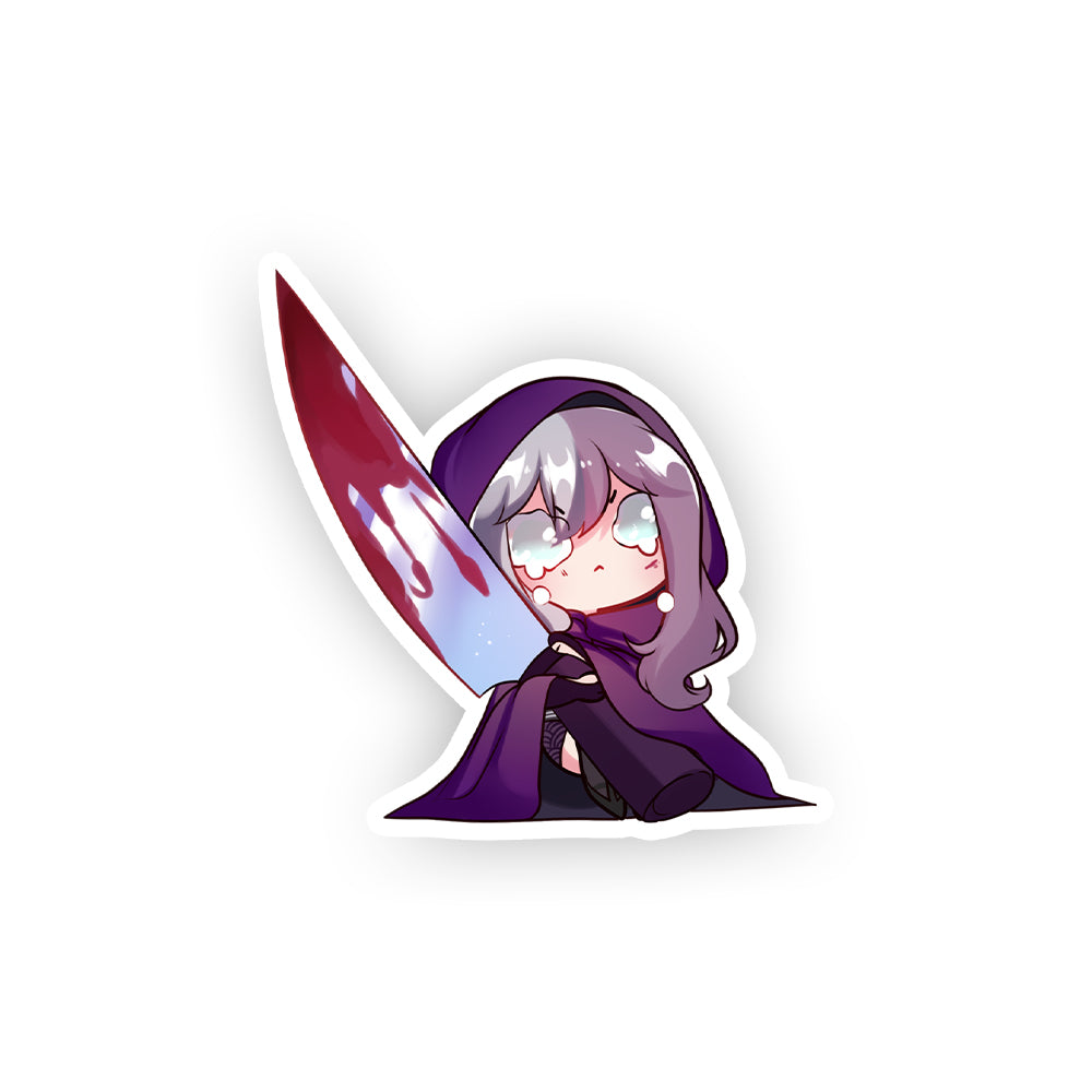 LadyRebellium K-Knife? Sticker