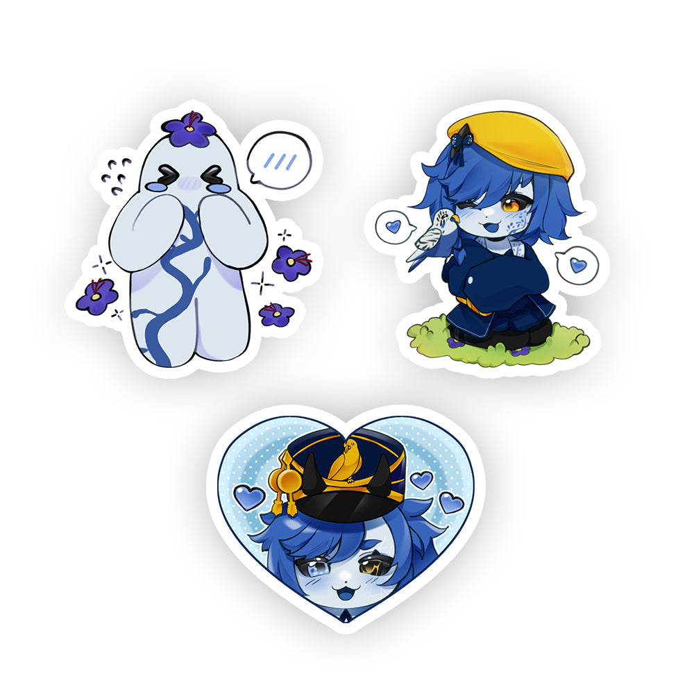 LadySaffron Variety Sticker Pack