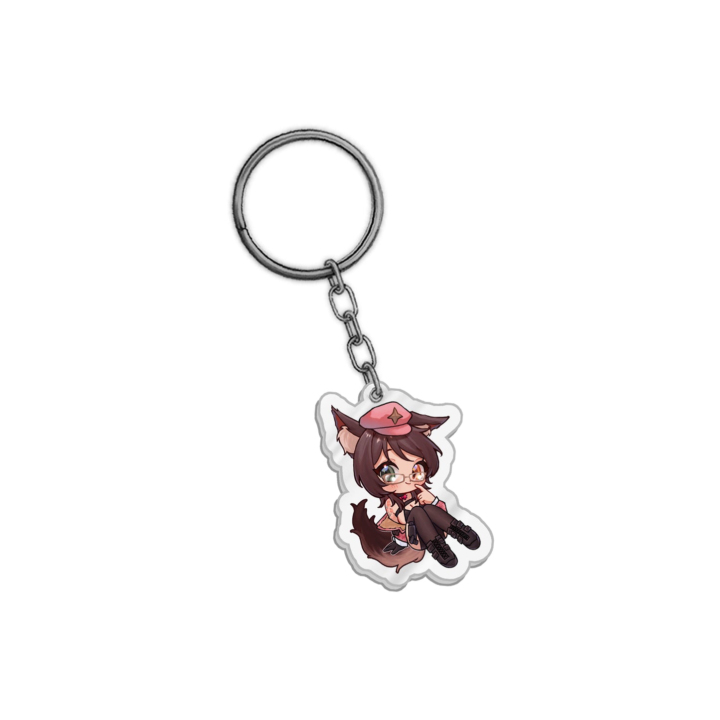 Lady Qathrin "Cute Spywear Chibi" Keychain B