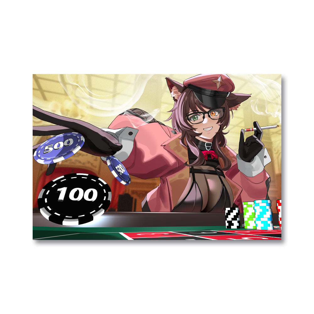 Lady Qathrin "All In" Poster