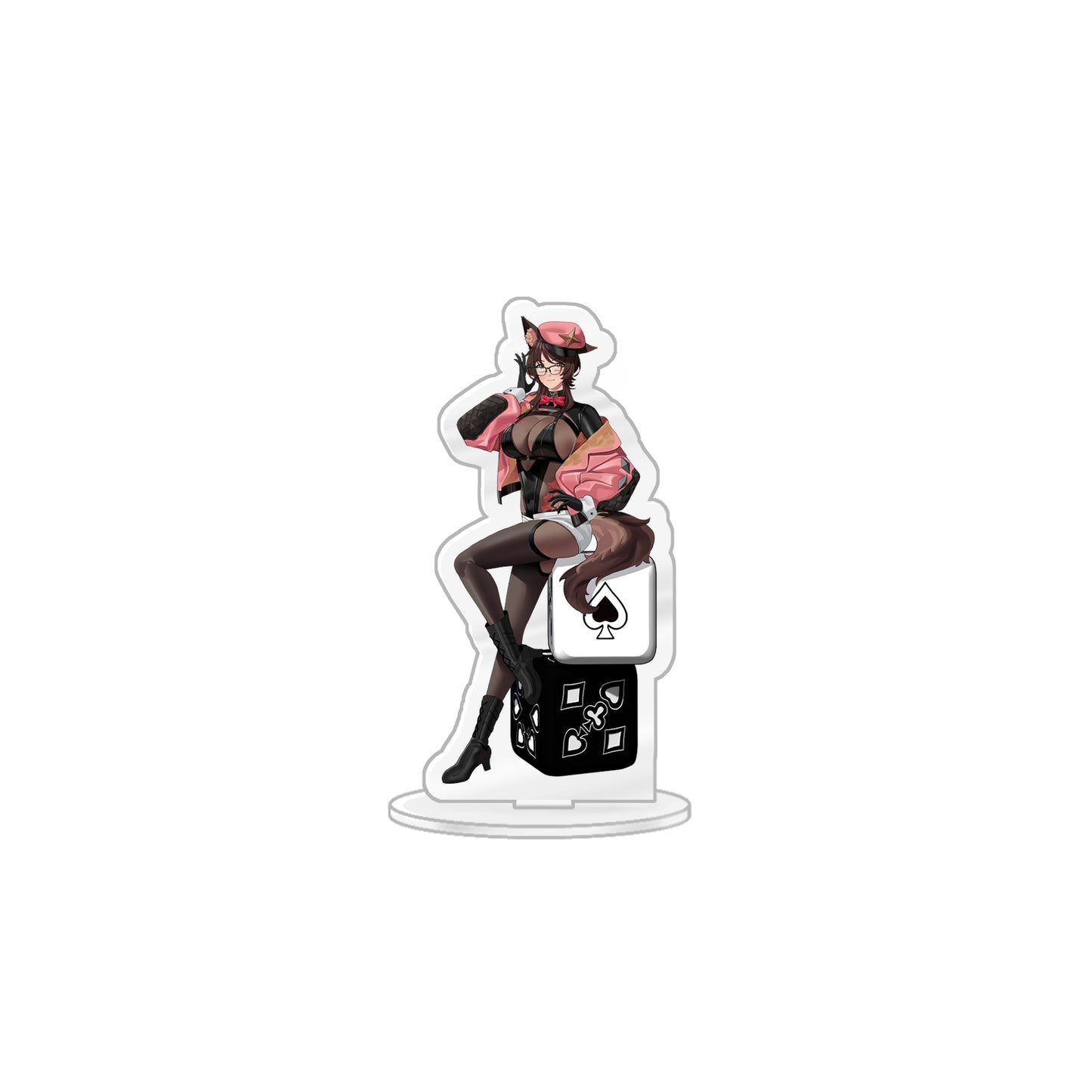 Lady Qathrin "Pin-up Dice" Acrylic Standee