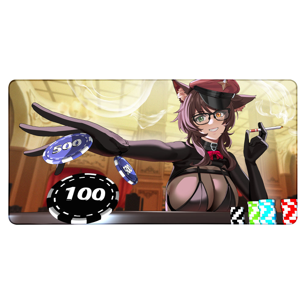 Lady Qathrin "All In, Jacketless" XXL Mousepad
