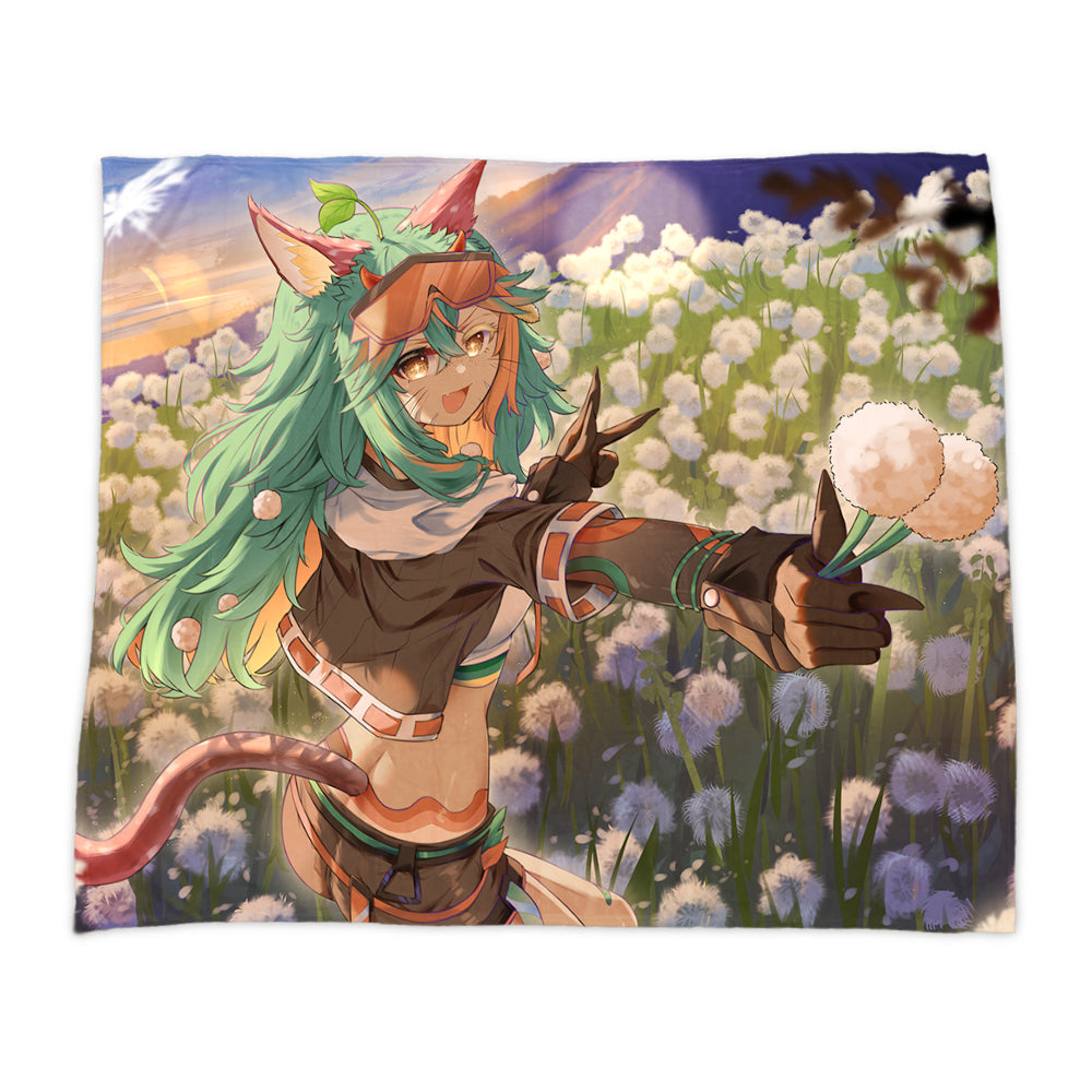 Lalou_Pissenlit "Dawn Among Dandelions" Blanket