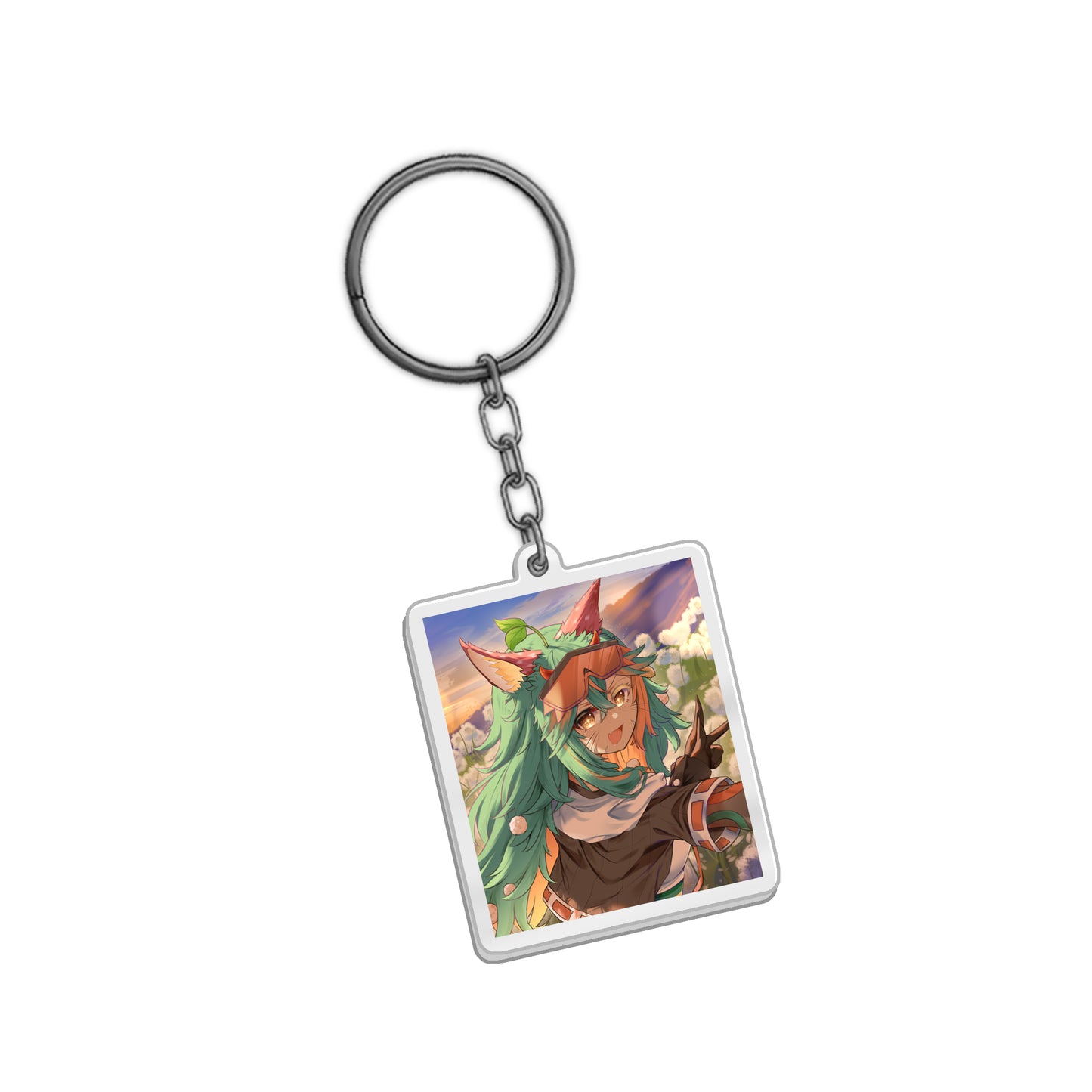 Lalou_Pissenlit "Dawn Among Dandelions" Keychain
