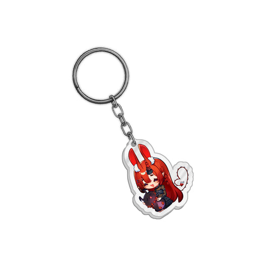 lanna_ "Bunny Demon Hug" Acrylic Keychain
