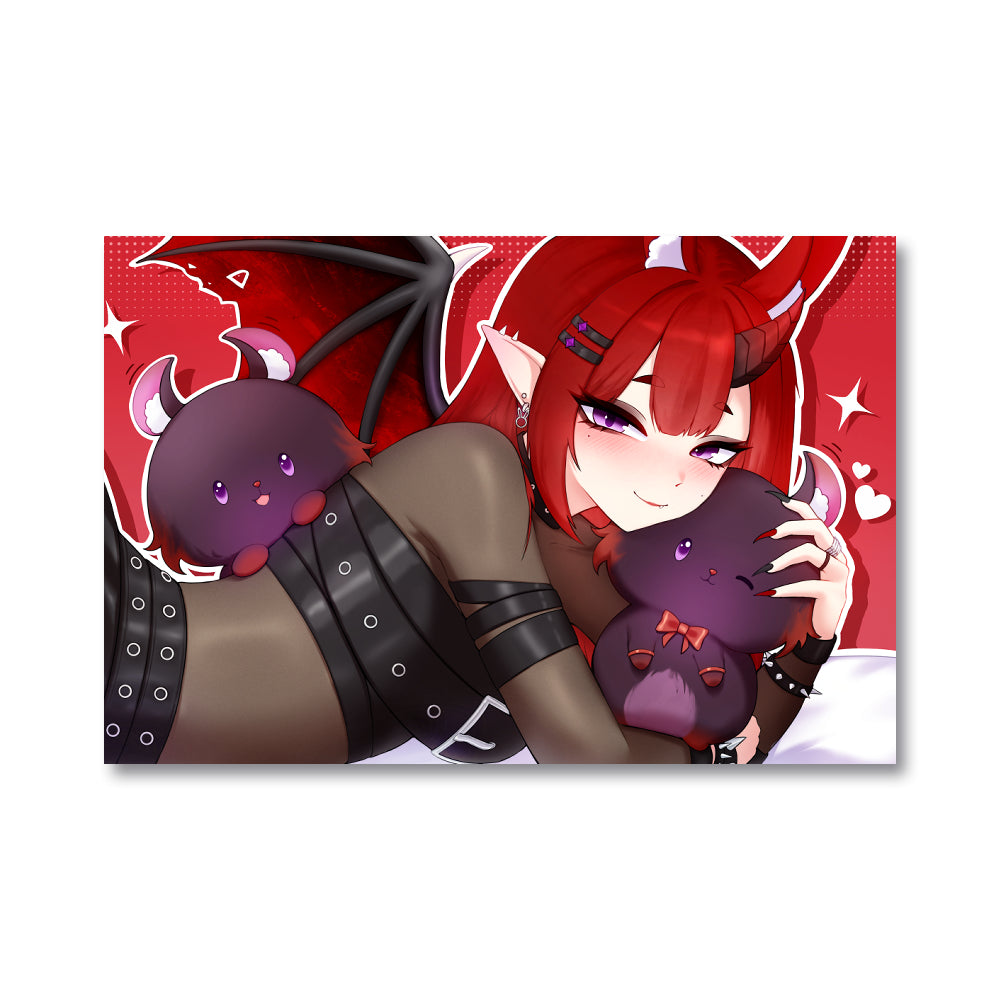 lanna_ "Bunny Demon Hug" Poster