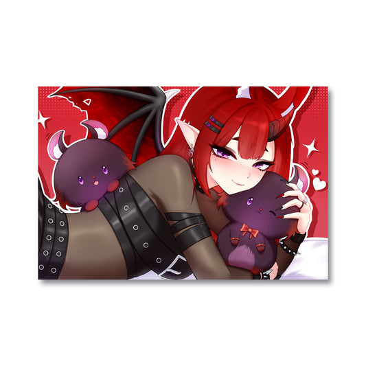 lanna_ "Bunny Demon Hug" Poster