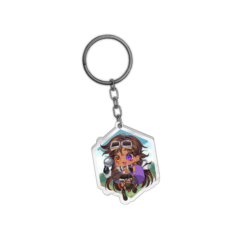 LauraTheExplaura_ Chibi Adventurer Keychain