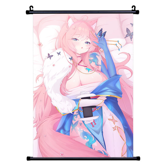 Leahkitties Cozy Wall Scroll