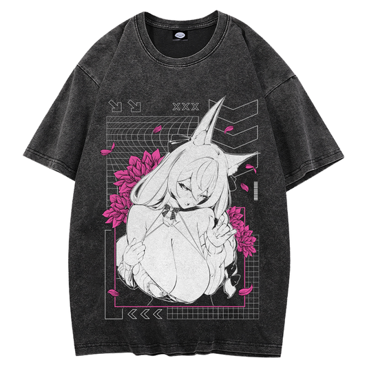 Lealumie Acid Wash T-Shirt Petition