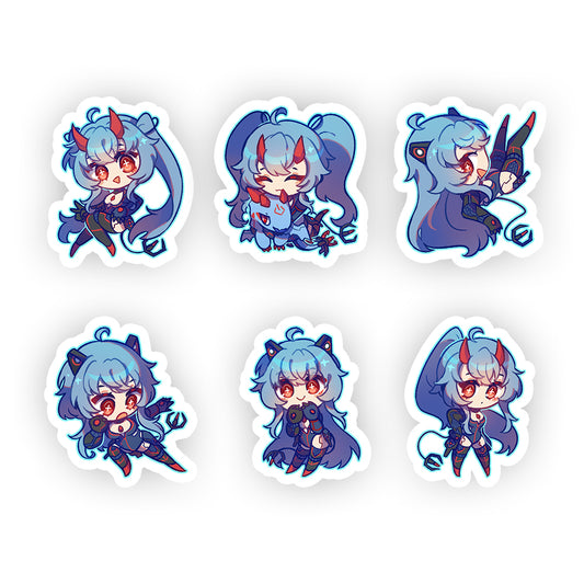 LermyWermy little lermys Sticker Pack