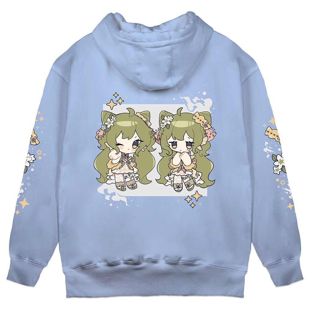 InannaBell Chibi Light Blue Hoodie