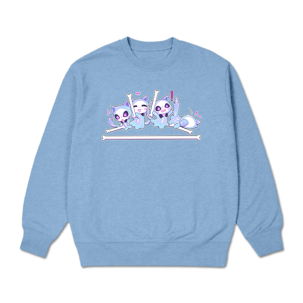 Nekrolina Full Of Broners Crewneck(Blue) – UwU Market