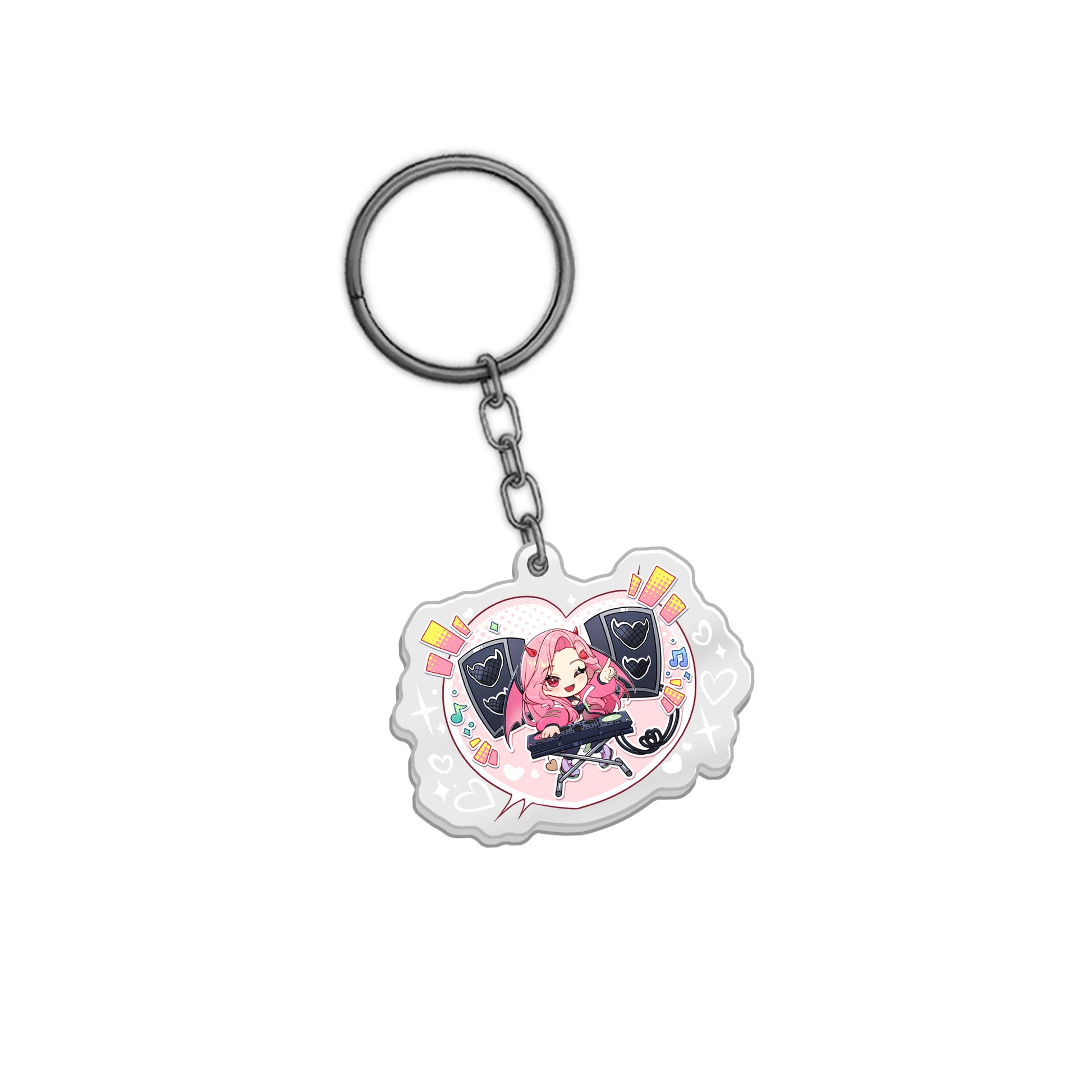 LilineraCh Rock On Keychain