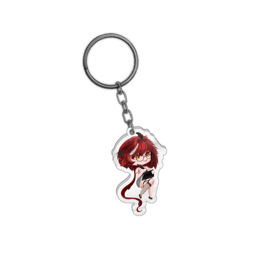LilyVermillon Relaxed Paperwork Keychain