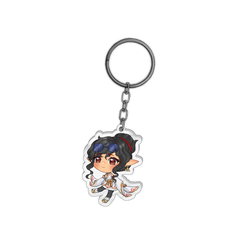 LinkGojoS1MP "Shades Off" Acrylic Keychain