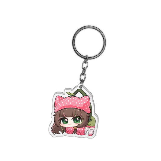 Little Luly 'Strawberries are my jam' Keychain