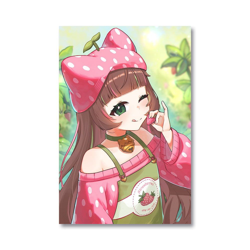 Little Luly 'Strawberries are my jam' Poster