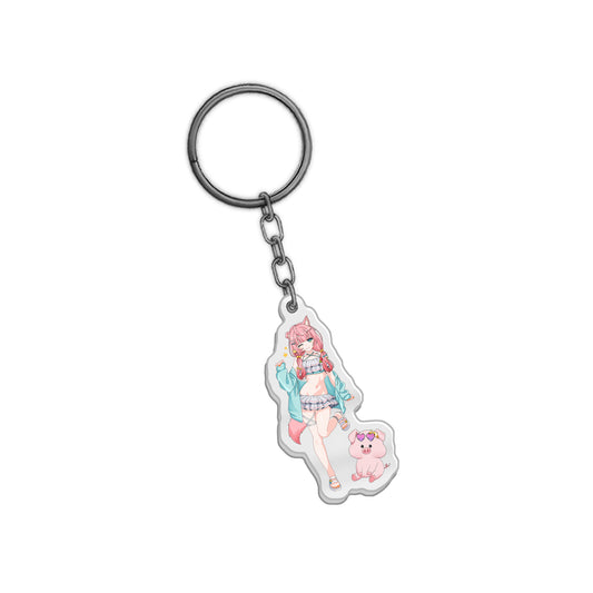 LolliPaw "Summer Swimsuit" Acrylic Keychain